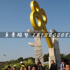 不銹鋼鑰匙雕塑，鑰匙雕塑圖片