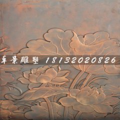 鍛造荷葉雕塑，銅荷葉雕塑