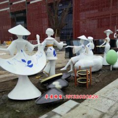 不銹鋼人物雕塑，不銹鋼人雕塑