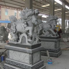 麒麟石雕，仿古麒麟石雕