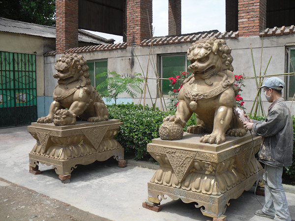 北京獅銅雕，獅子銅雕，鑄銅獅子雕塑