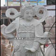 韋佗護法石雕，大理石韋佗雕塑