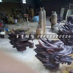 十二生肖獸首銅雕，十二生肖銅雕