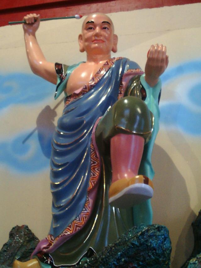 玻璃鋼十八羅漢雕塑，玻璃鋼彩繪羅漢雕塑 (2)