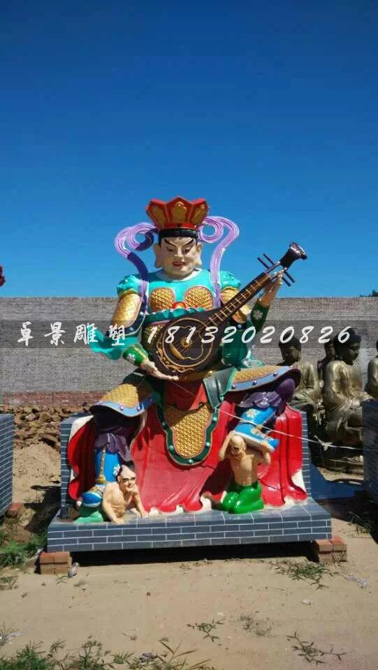 玻璃鋼四大天王雕塑，玻璃鋼神仙雕塑 (1)