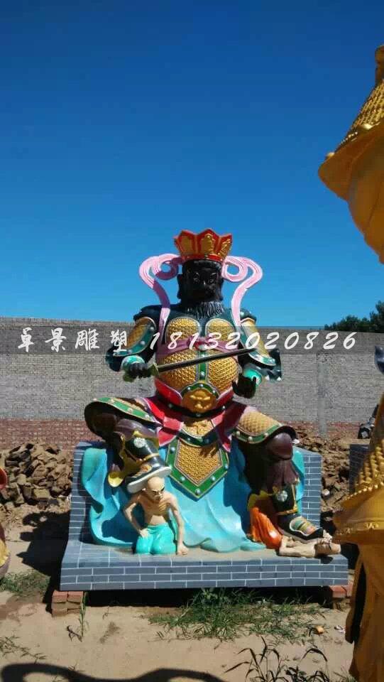 玻璃鋼四大天王雕塑，玻璃鋼神仙雕塑 (3)