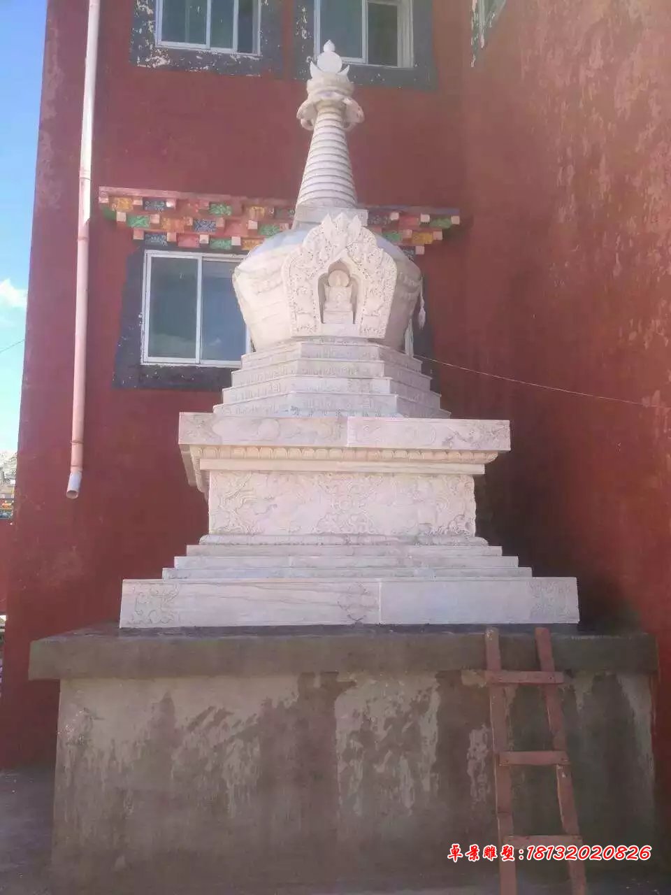 白塔石雕，漢白玉白塔石雕 (3)