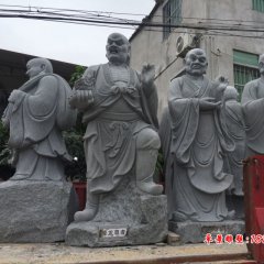 十八羅漢石雕，大理石十八羅漢石雕