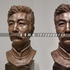 魯迅銅雕，校園名人銅雕