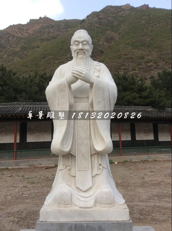 孔子雕塑，校園名人雕塑