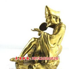 道濟和尚銅雕，濟公銅雕