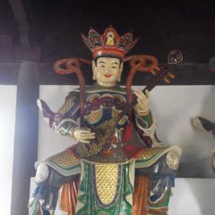 玻璃鋼四大天王雕塑，彩繪四大天王玻璃鋼雕塑
