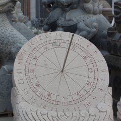 石頭日晷，石雕日晷雕刻