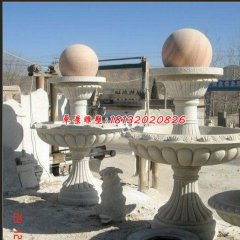 風水球噴泉，石雕噴泉雕塑