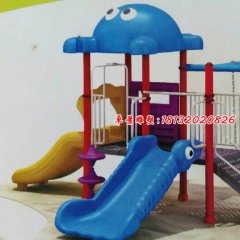 玻璃鋼滑梯雕塑，卡通玻璃鋼雕塑