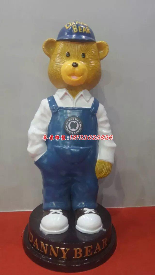 玻璃鋼小熊雕塑，卡通動物雕塑 (3)