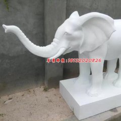 漢白玉大象，石雕大象