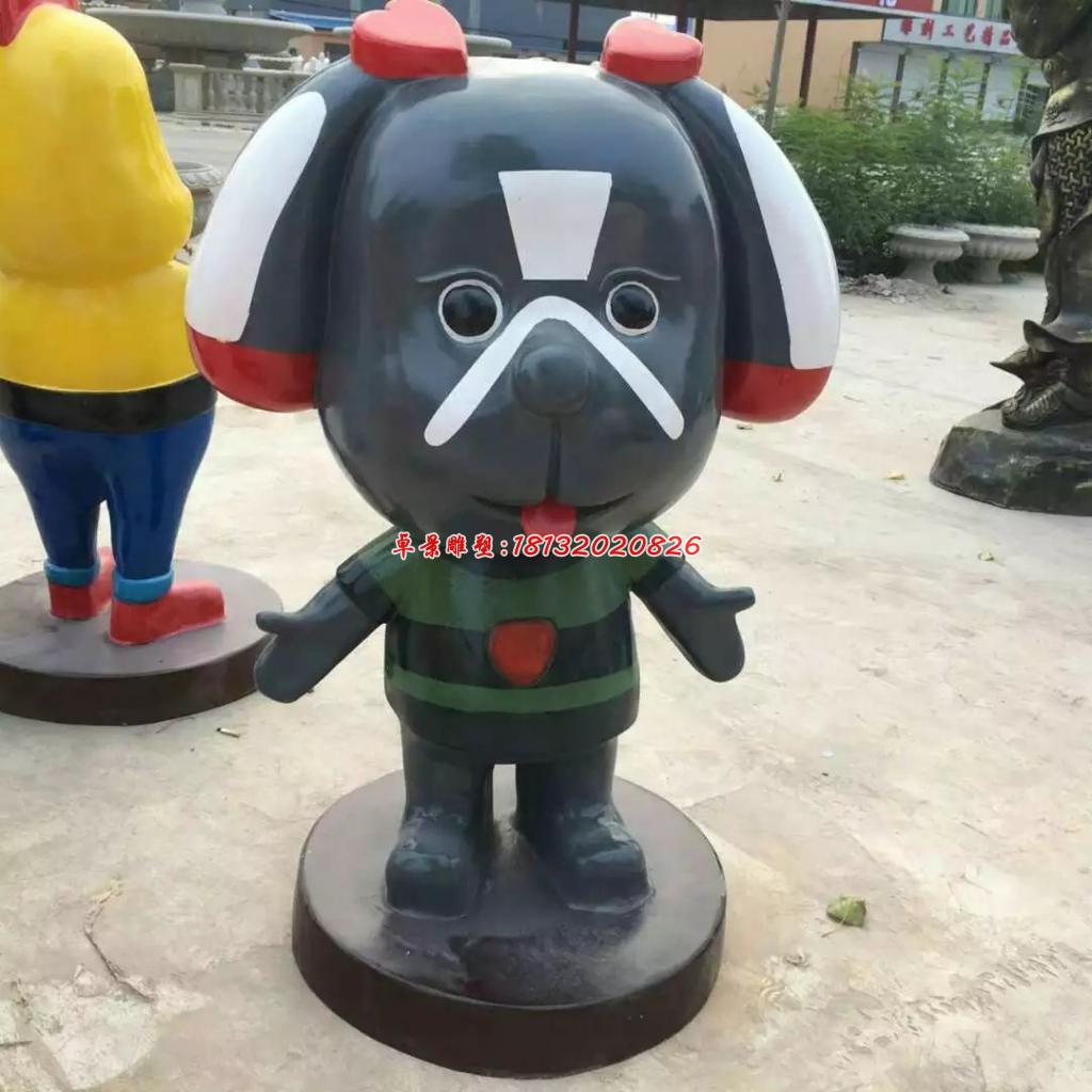 玻璃鋼十二生肖雕塑，玻璃鋼卡通動物雕塑 (4)