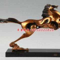 奔馬銅雕，鑄銅馬雕塑