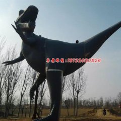 玻璃鋼恐龍雕塑，公園動物雕塑