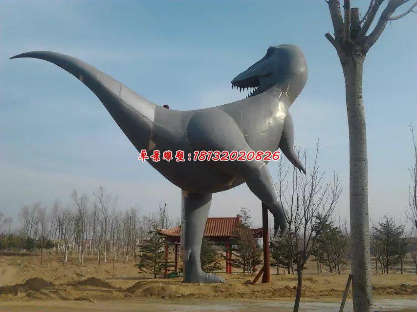 玻璃鋼恐龍雕塑，公園動物雕塑 (2)