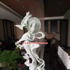 石雕仙女，漢白玉仙女雕塑