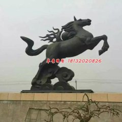 銅雕馬，馬踏祥云銅雕