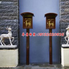 玻璃鋼小鹿，玻璃鋼動物雕塑