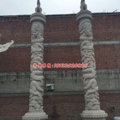 龍柱石雕，華表石雕，廣場柱子雕塑