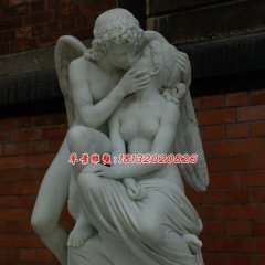 愛神石雕，漢白玉西方人物石雕