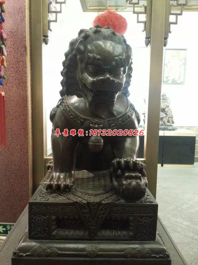 北京獅銅雕，鑄銅獅子雕塑 (1)