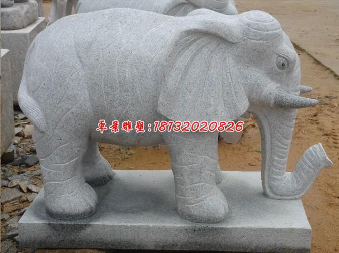 大象石雕，公園動物石雕