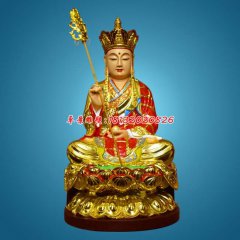 玻璃鋼地藏王雕塑，玻璃鋼彩繪佛像