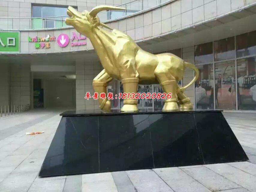 大黃牛銅雕，廣場銅牛雕塑