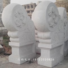 石雕門鼓，大型石門墩