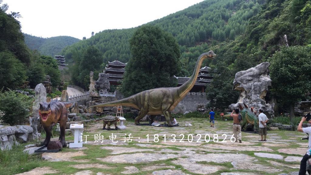 玻璃鋼恐龍雕塑，仿真恐龍雕塑 (3)