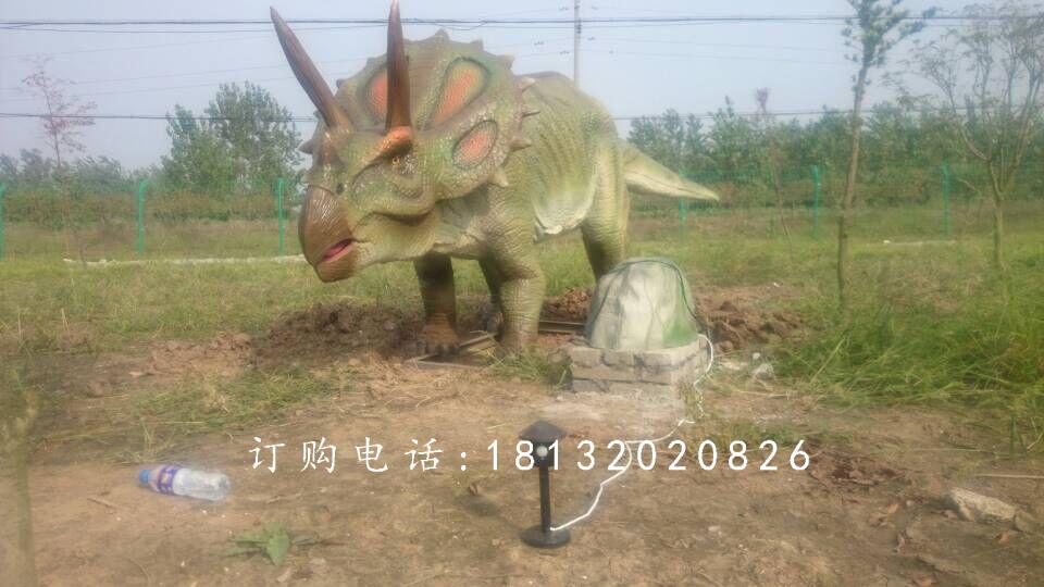 玻璃鋼恐龍雕塑，仿真恐龍雕塑 (4)