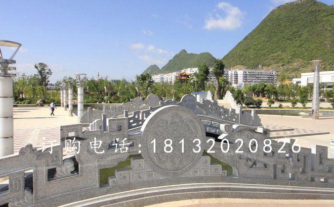石雕欄板，青石欄板雕塑