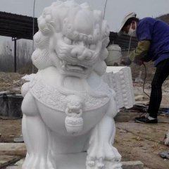 北京獅石雕，漢白玉獅子石雕