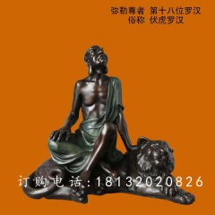 銅雕十八羅漢，寺廟銅佛像