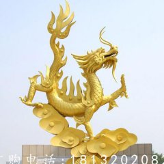 不銹鋼龍騰虎躍雕塑，廣場不銹鋼雕塑