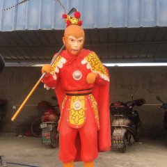 玻璃鋼西游記人物雕塑，孫悟空雕塑