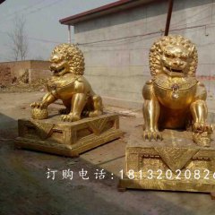 北京獅銅雕，廣場銅獅子雕塑