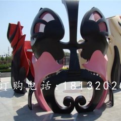 玻璃鋼臉譜雕塑，廣場玻璃鋼雕塑