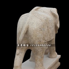 大象石雕，大理石大象雕塑，動物石雕
