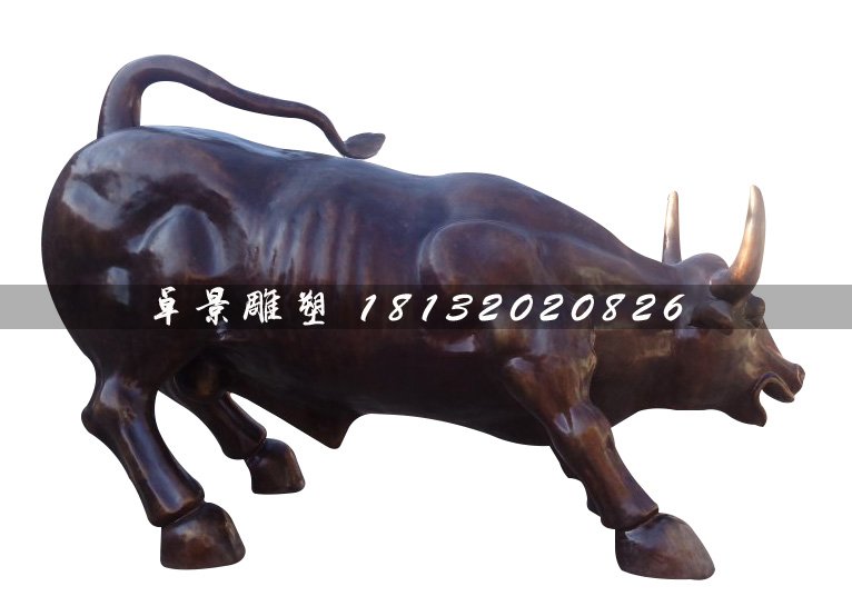 華爾街銅牛，廣場動物銅雕 (1)