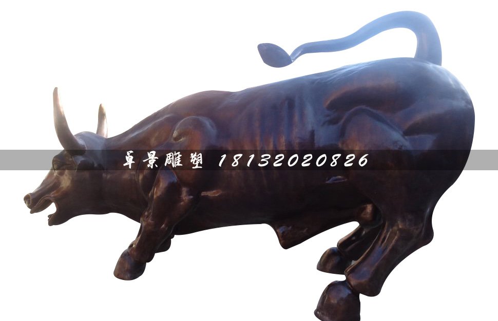華爾街銅牛，廣場動物銅雕 (2)