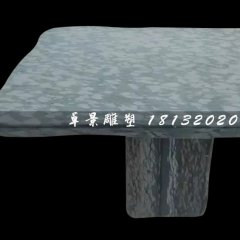石雕方桌，大理石方桌雕塑