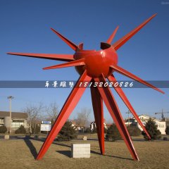 光芒雕塑，不銹鋼廣場雕塑