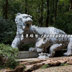 母子虎石雕，公園動物石雕